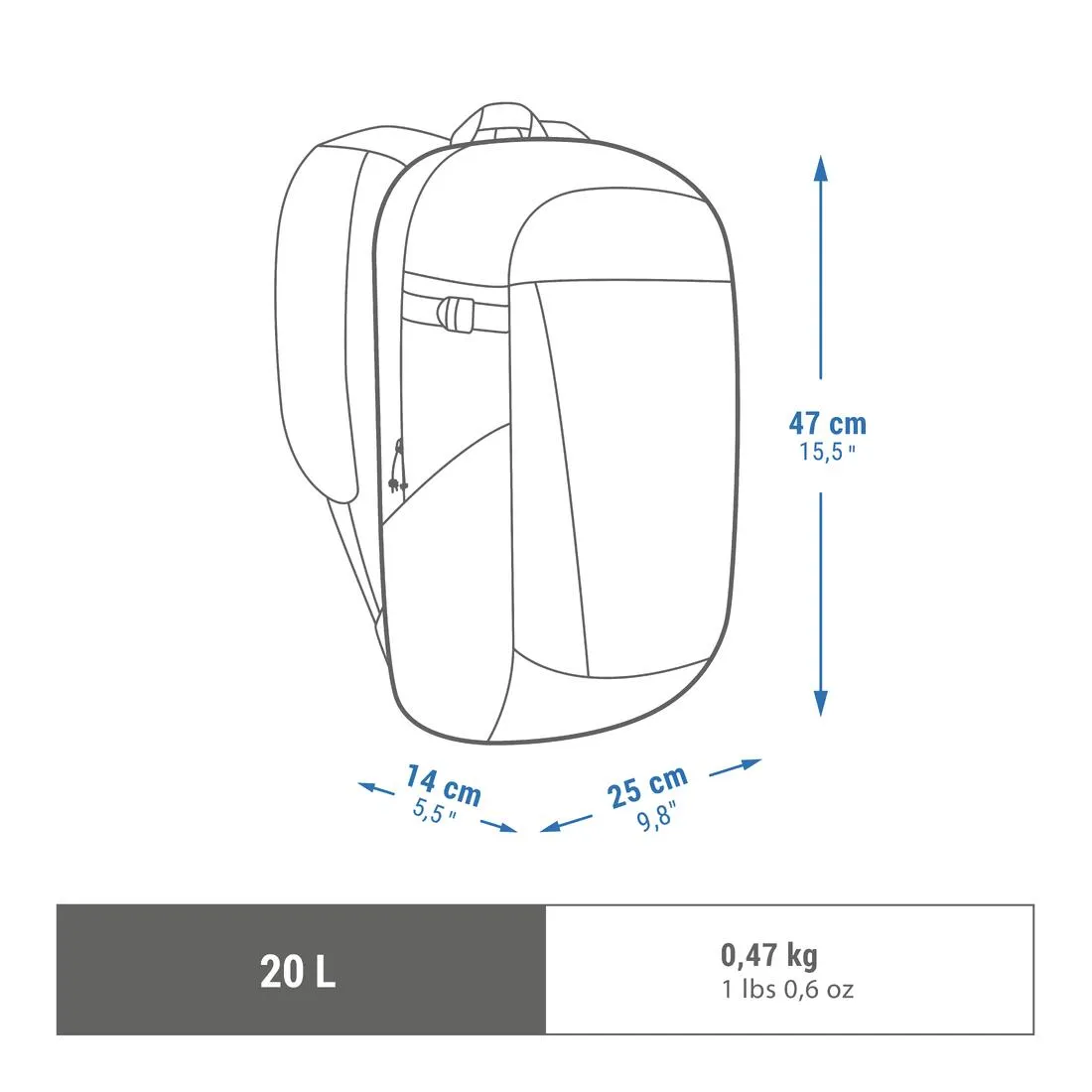 20L Country Walking Rucksack