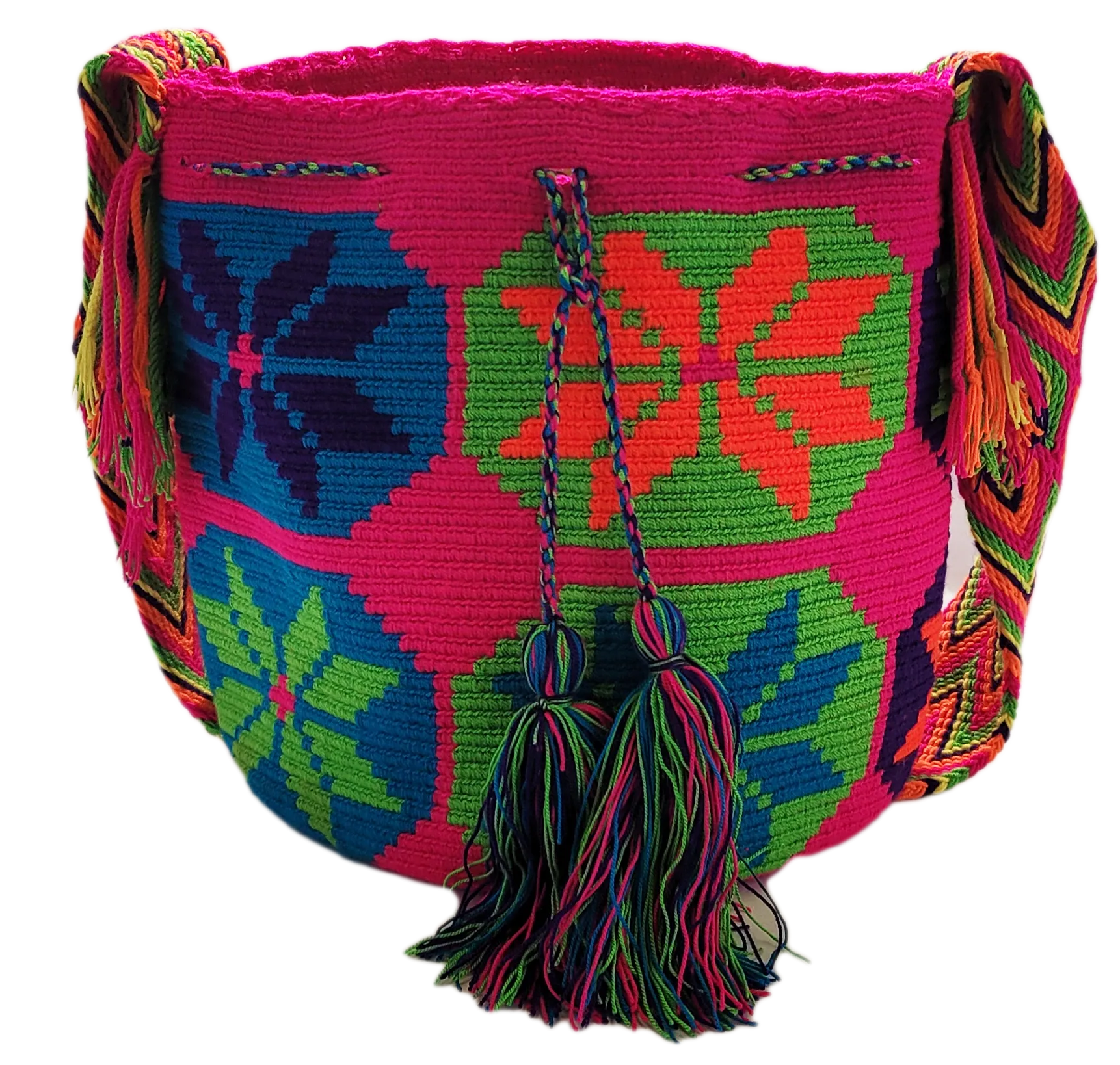 Aaliyah Large Handmade Crochet Wayuu Mochila Bag