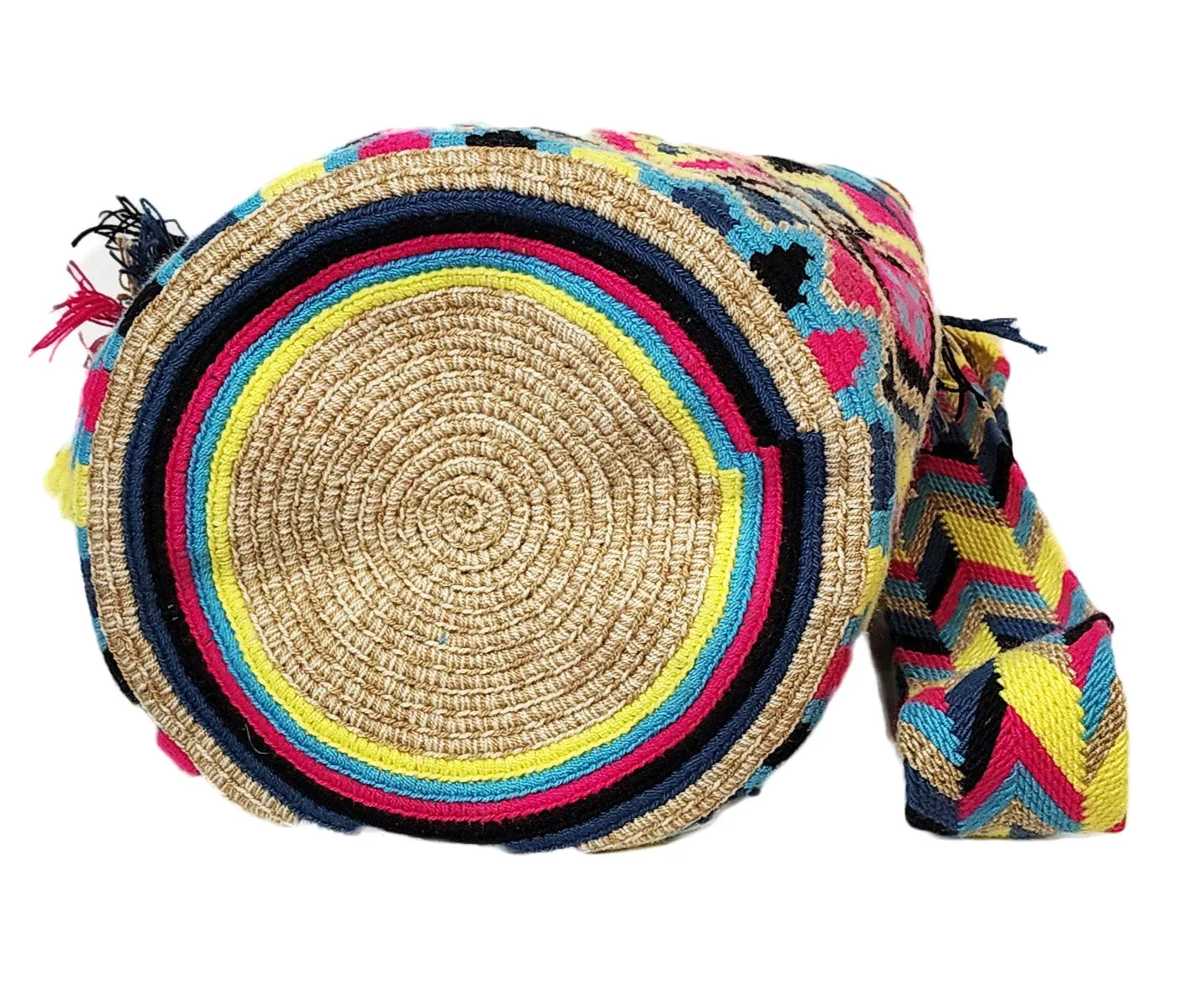 Abby Large Handmade Crochet Wayuu Mochila Bag