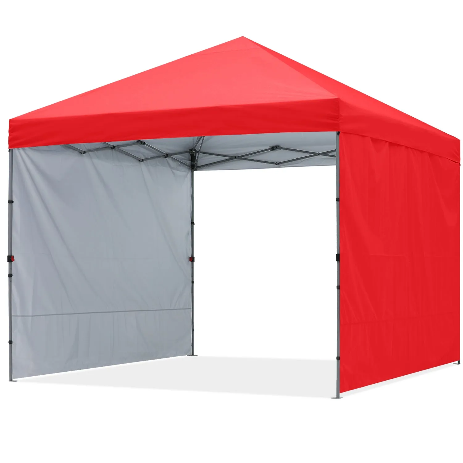 ABCCANOPY Outdoor Easy Pop up 10x10/8x8/6x6 Canopy Tent With 2 Sun Walls