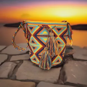 Alessandra Large Handmade Crochet Wayuu Mochila Bag