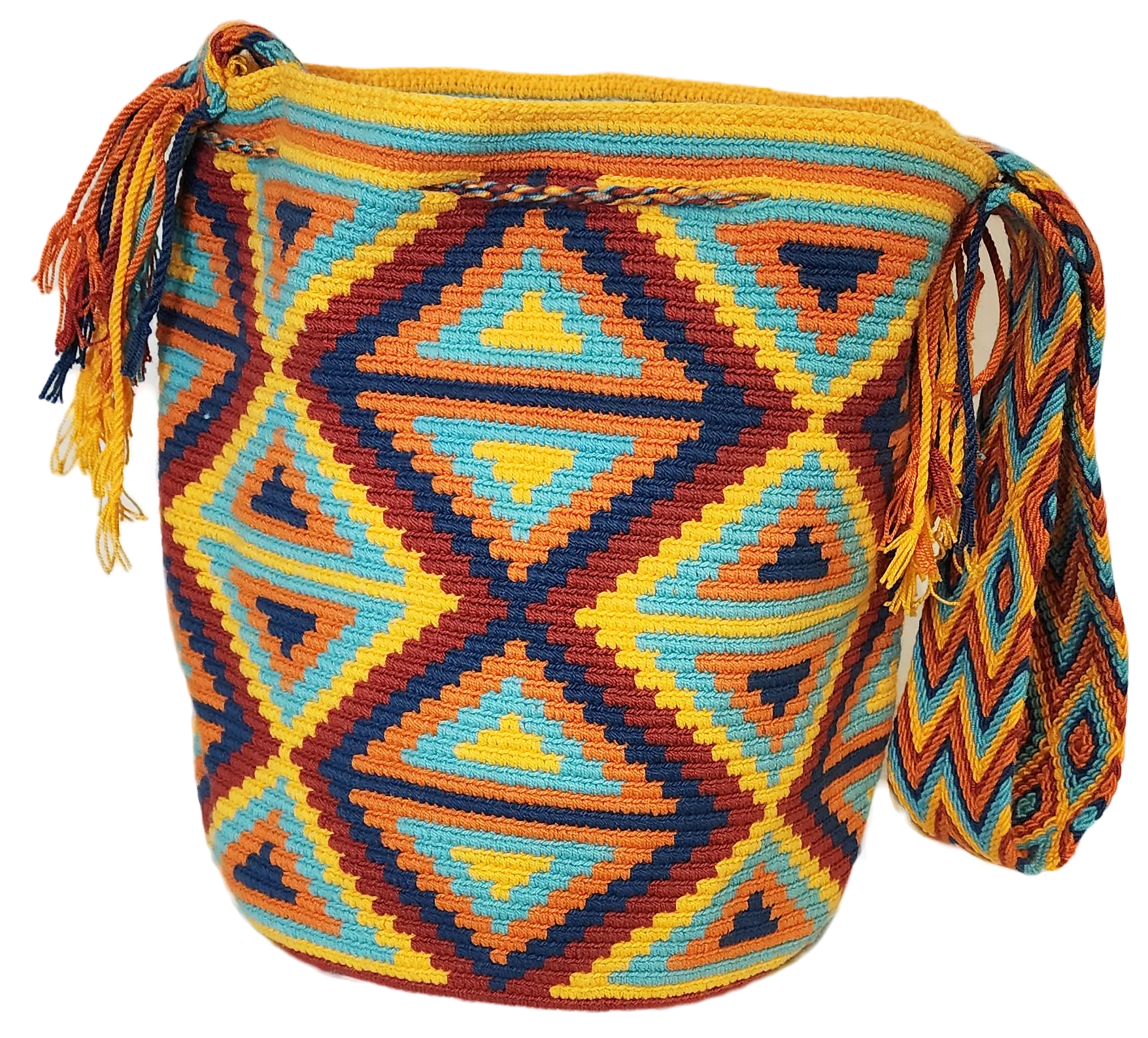 Alessandra Large Handmade Crochet Wayuu Mochila Bag