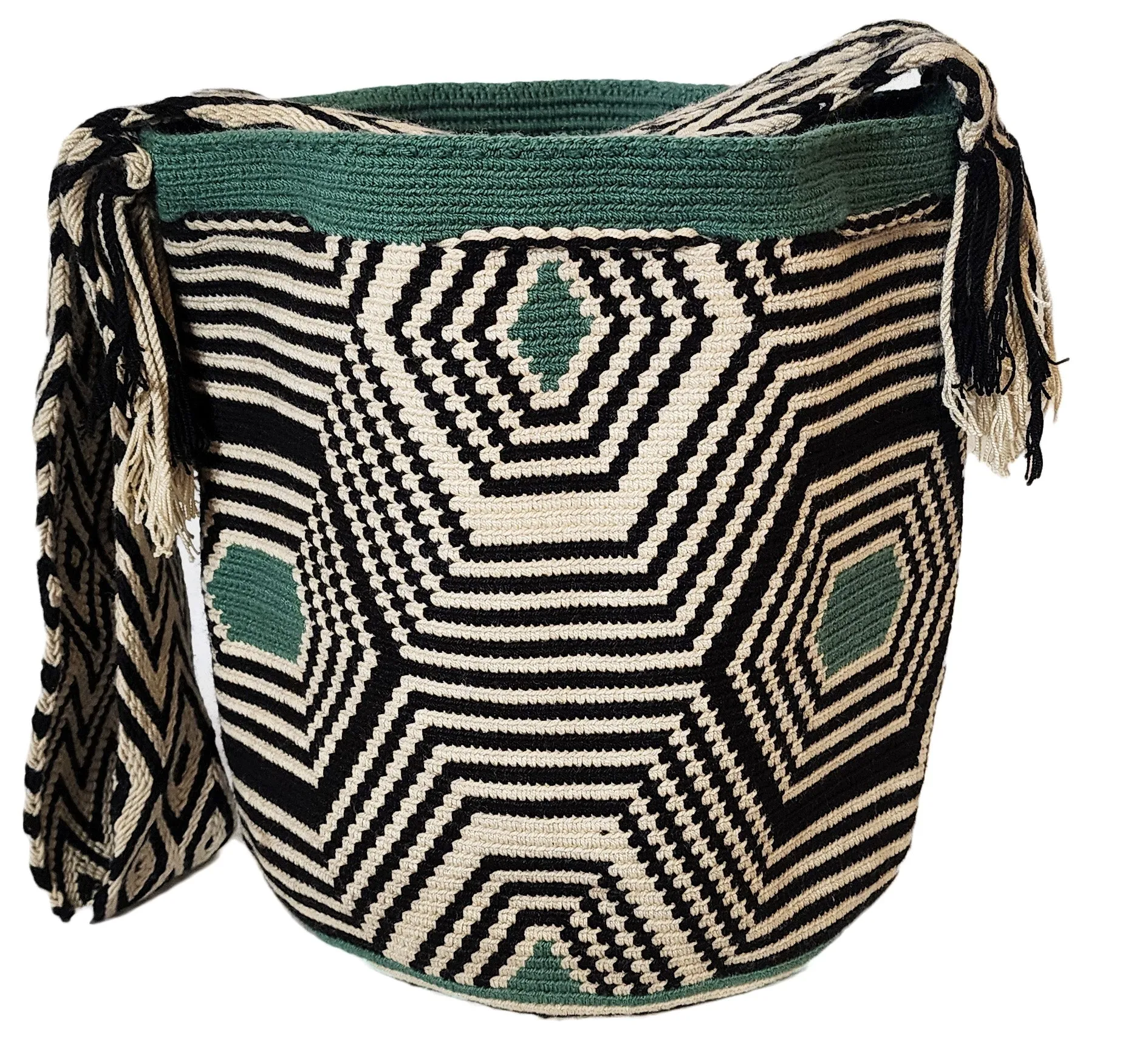 Amirah Large Handmade Crochet Wayuu Mochila Bag