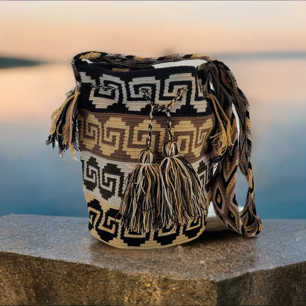 Aniyah Large Handmade Wayuu Mochila bag