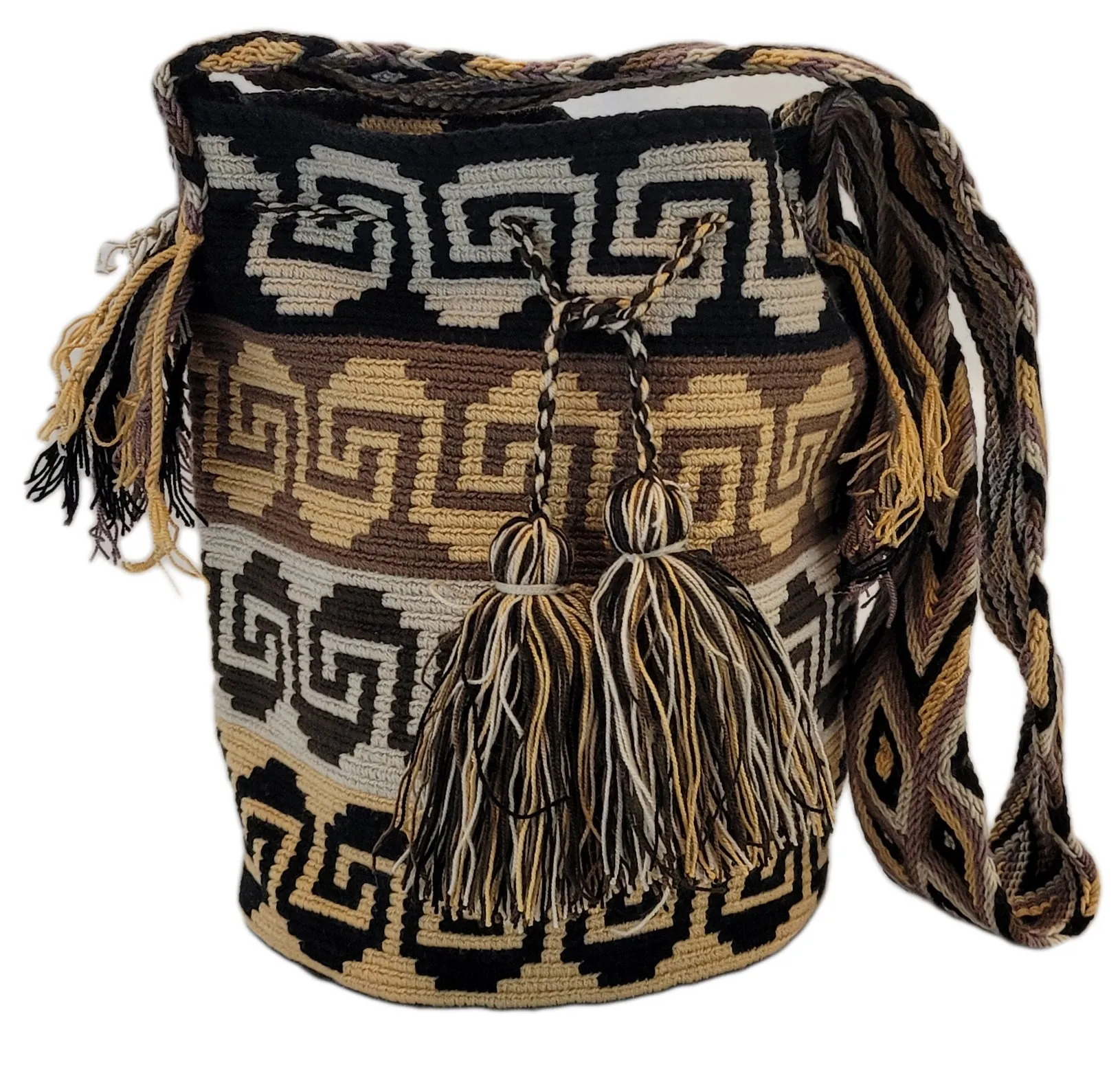 Aniyah Large Handmade Wayuu Mochila bag