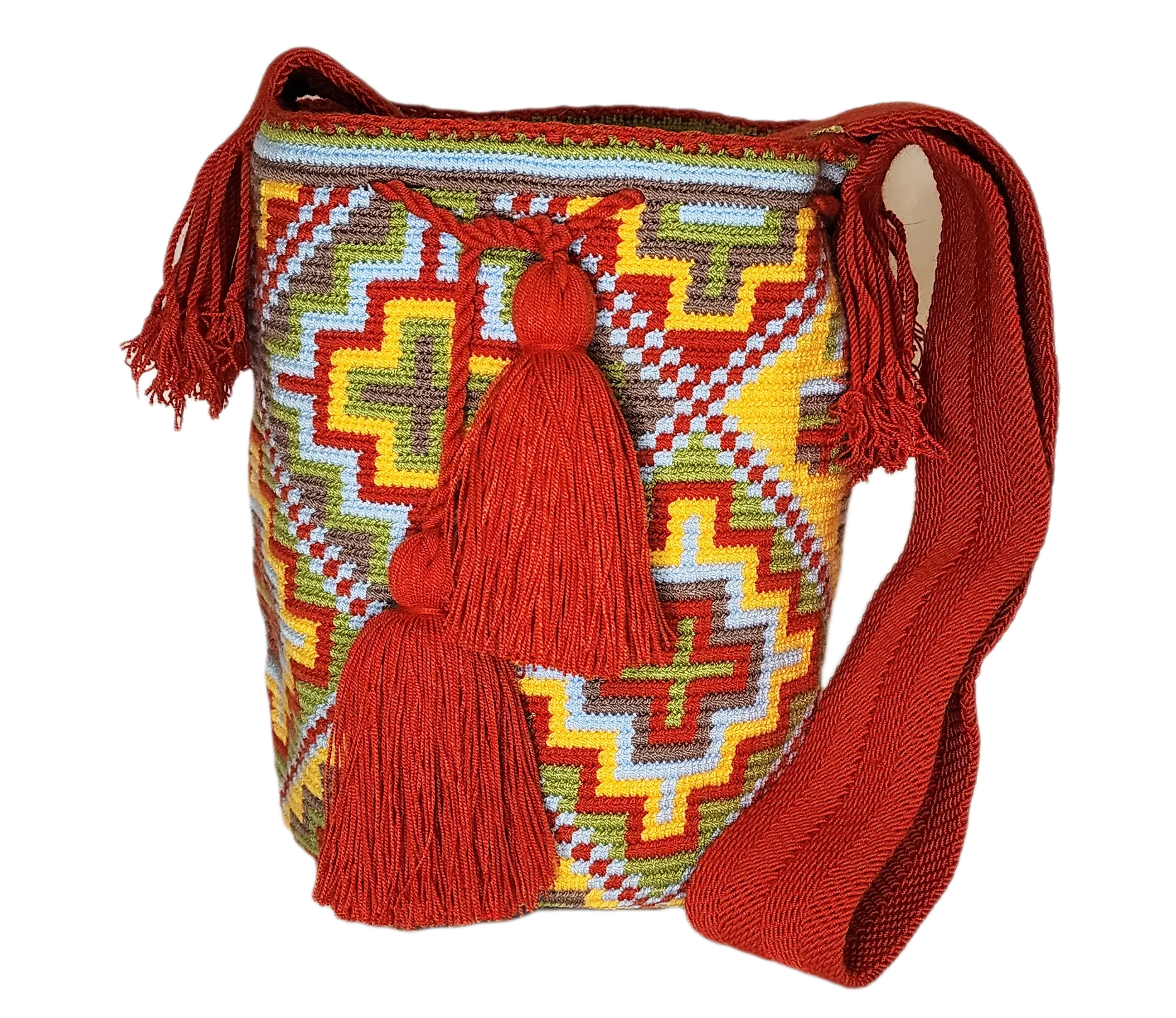 Audrey Large Handmade Crochet Wayuu Mochila Bag