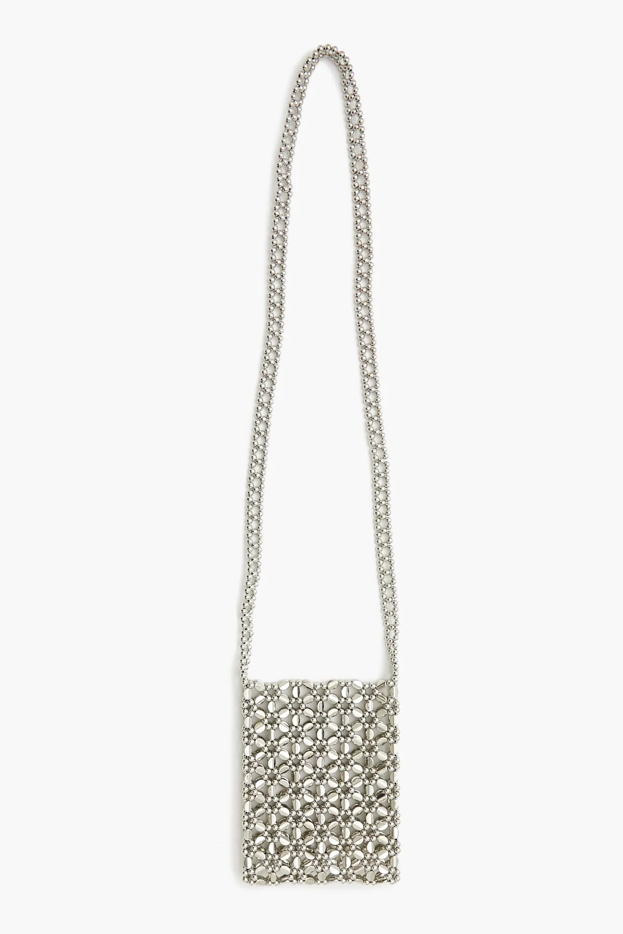 Beaded Floral Crossbody Bag