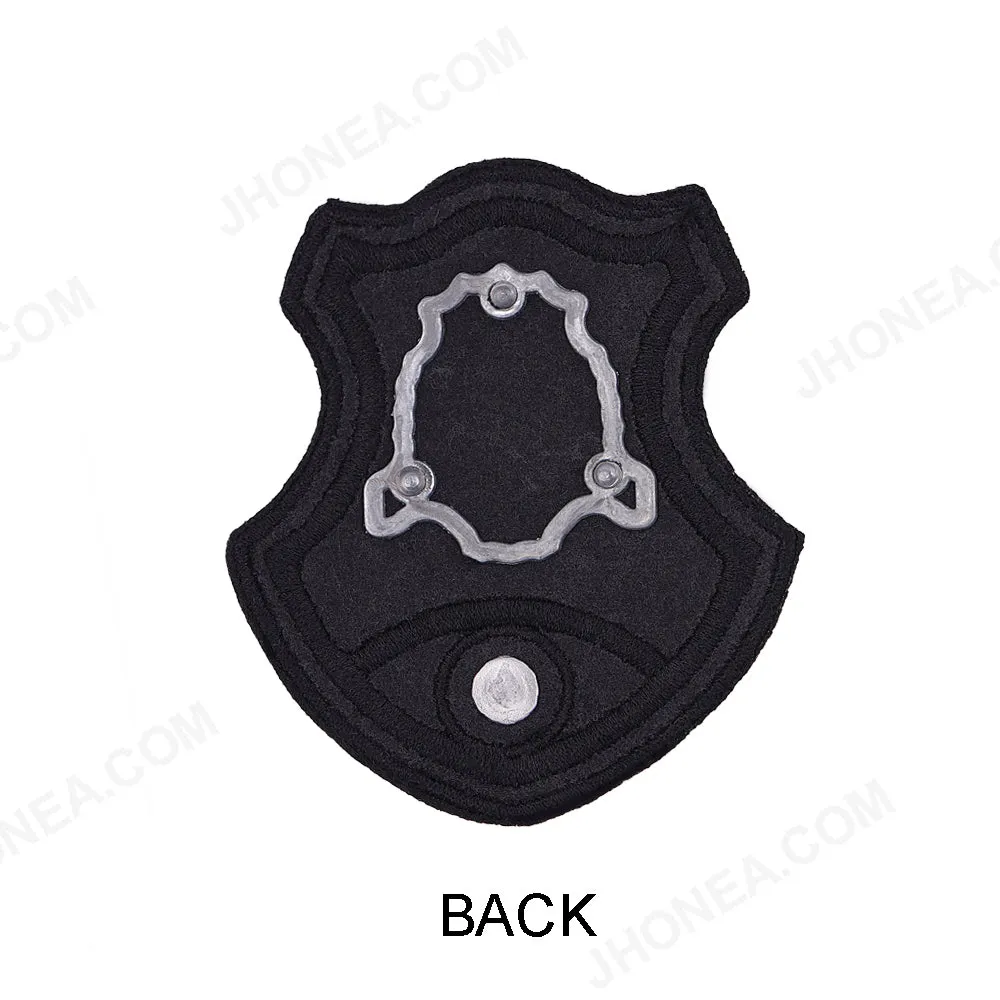 Black Royal Badge Patch for Mens Clothing