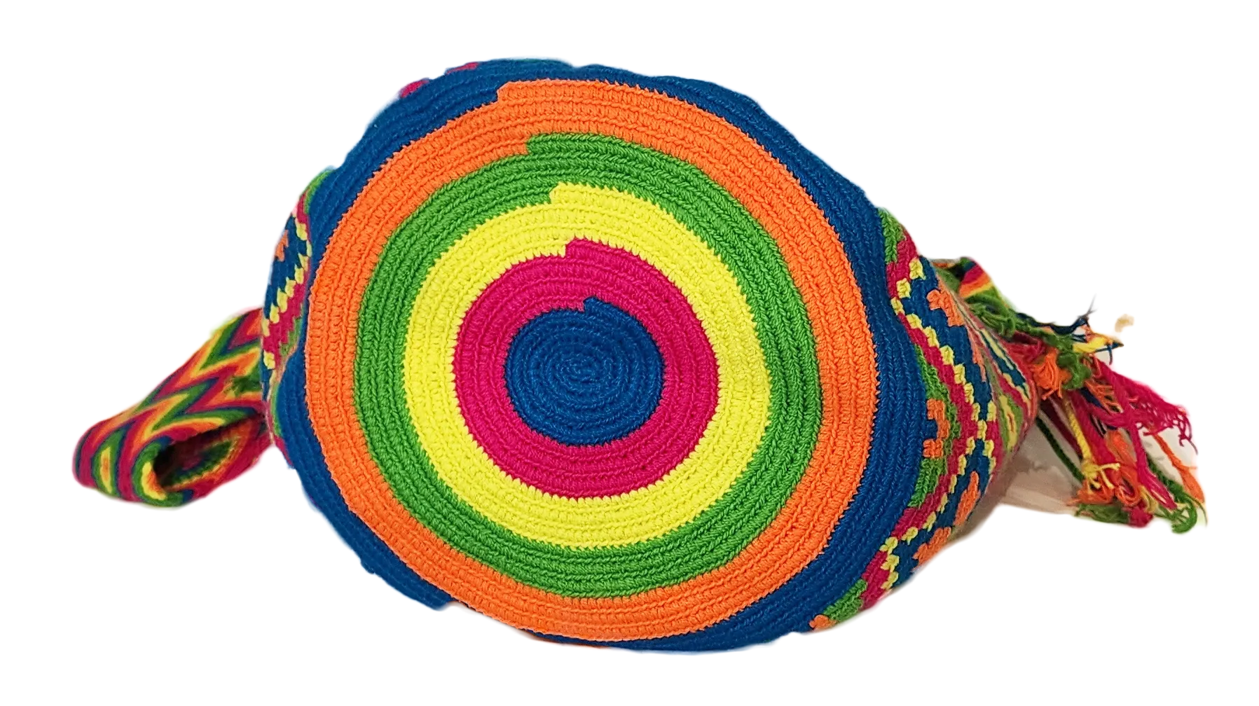 Briana Large Handmade Crochet Wayuu Mochila Bag