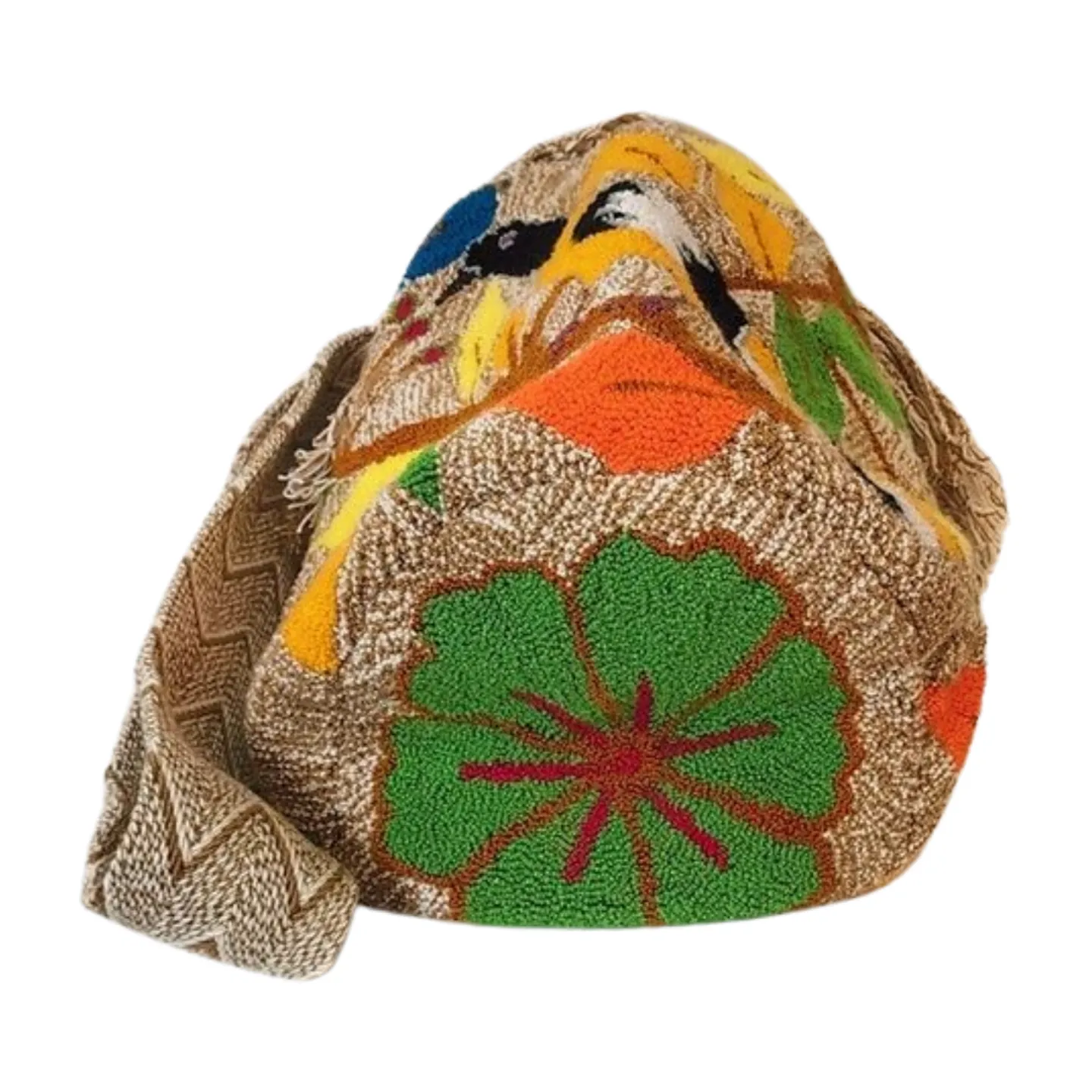 Briar Large Handmade Punch-needle Wayuu Mochila Bag