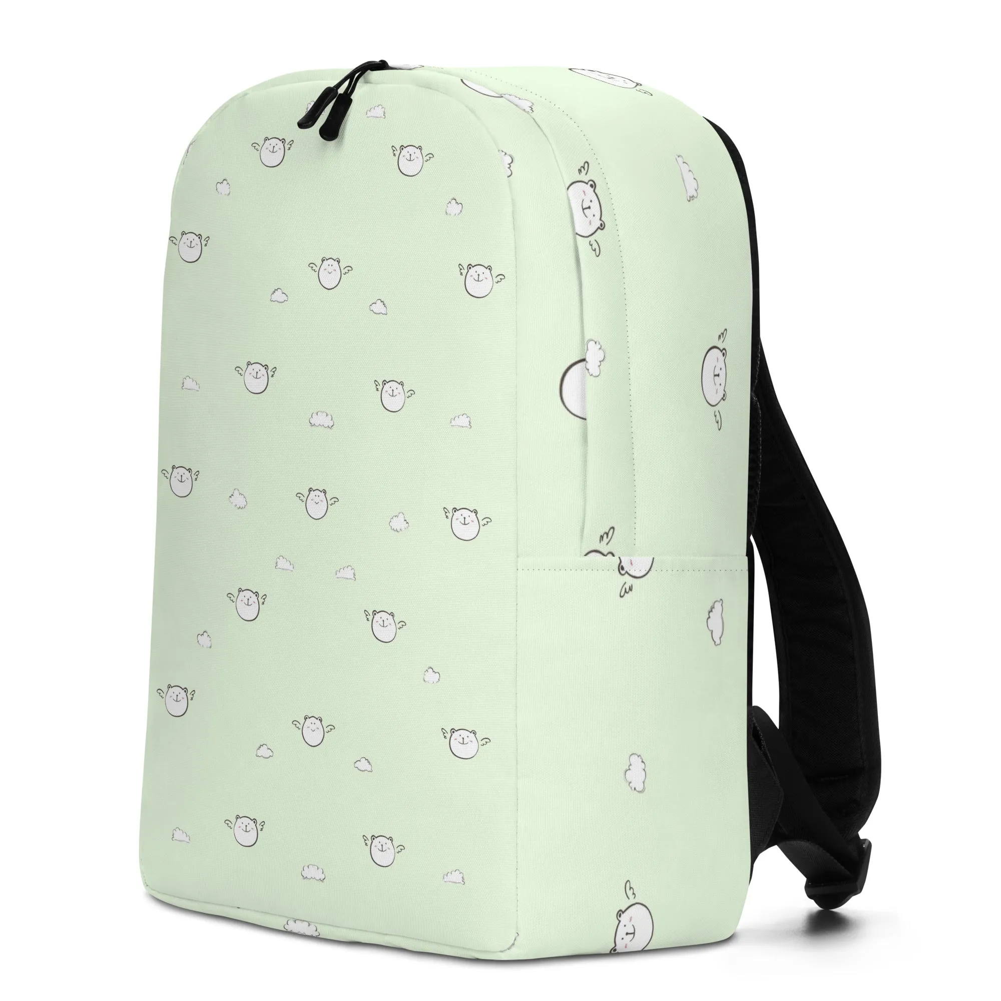 Cat Angel Minimalist Backpack