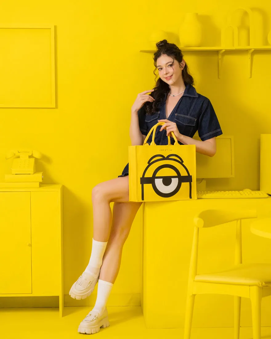 Christy Ng x Minion Eye Grocery Bag Big