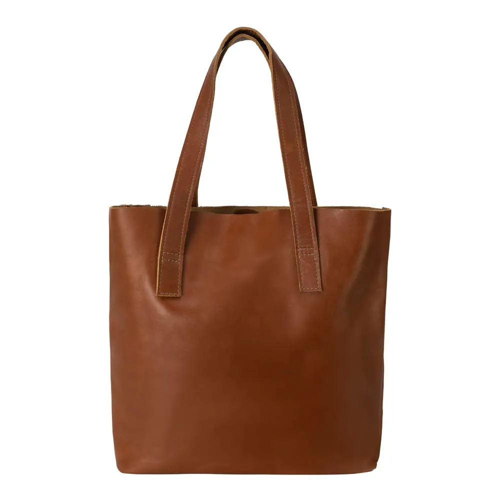 Classic Tote Leather Bag | Honey