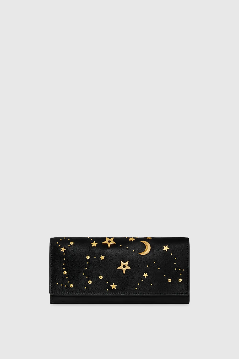 Continental Wallet With Celestial Studs