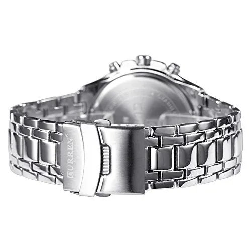 CRNXPro™ Men's Stainless Steel Quartz Waterproof Wristwatch