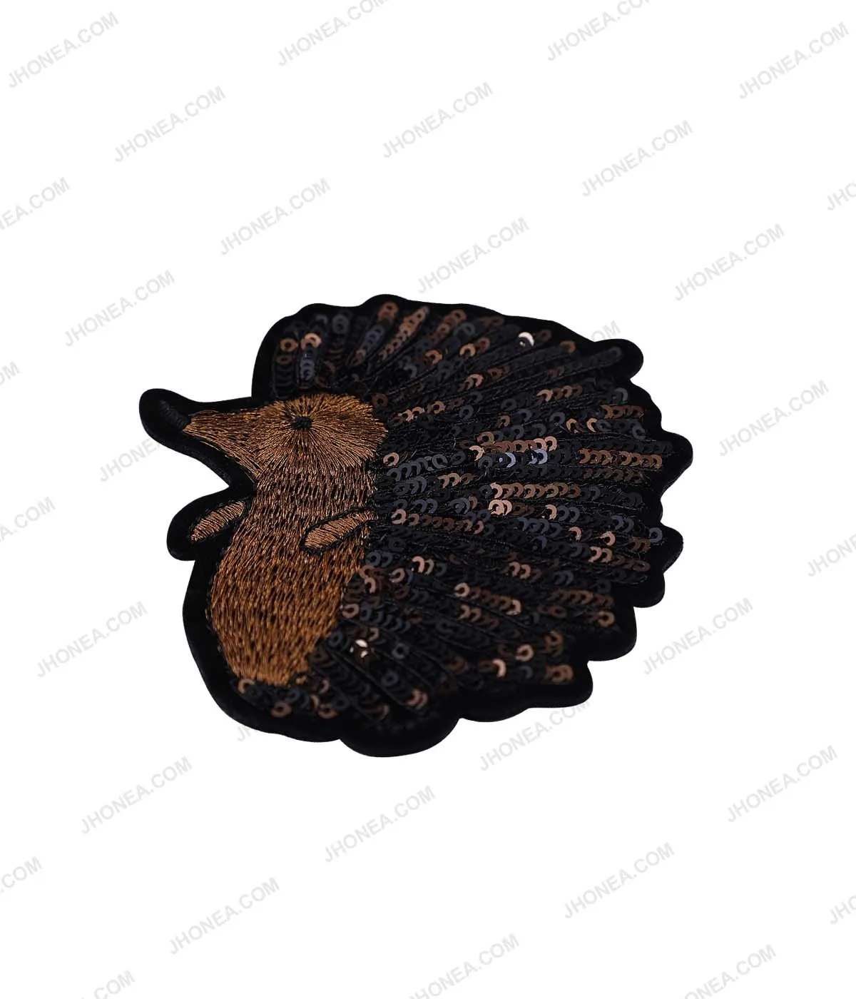 Decorative Hedgehog Porcupine Animal Sequins Patch