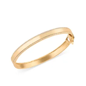 DIAMOND CIGAR BAND BANGLE