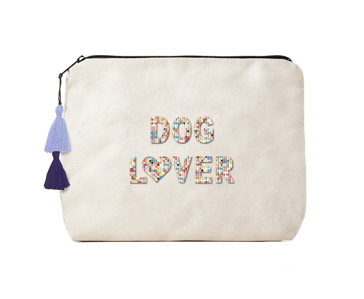 Dog Lover -Confetti Bikini Clutch