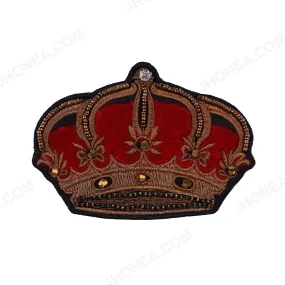 Embroidery Crown Patch for Men/Women/Kids Clothing