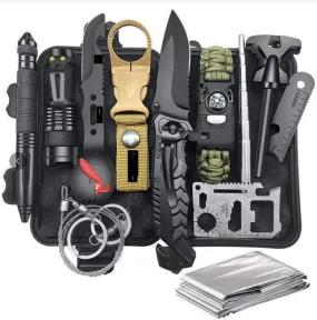 Essential 12-in-1 Fishing and Hicking Survival Kit: Your Ultimate Outdoor Tool Kit