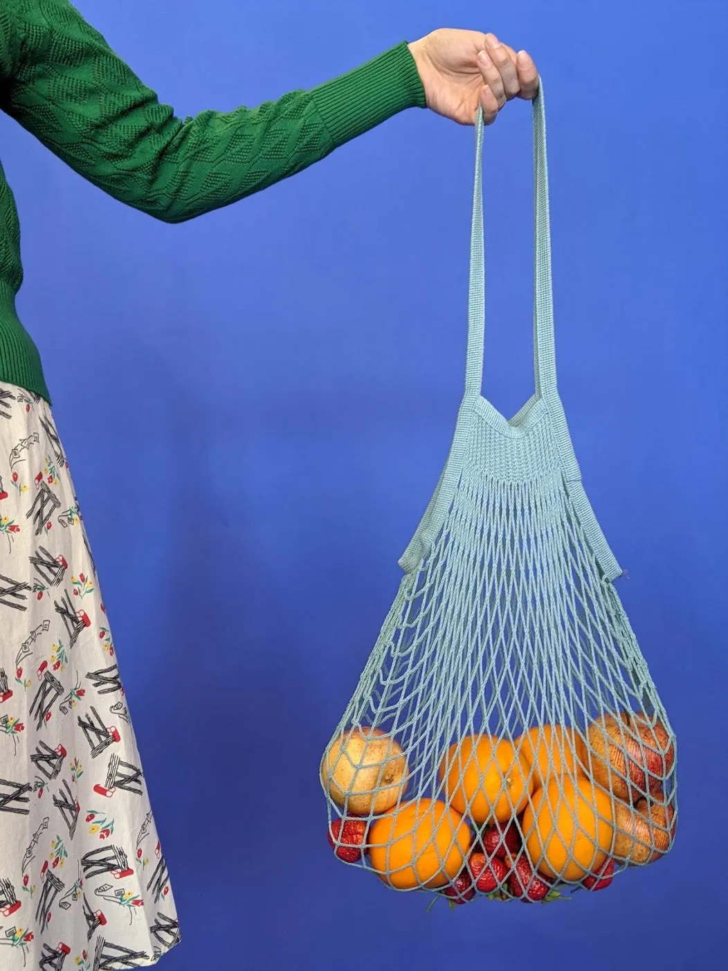 Expandable Net Cotton Filt Shopping Bags