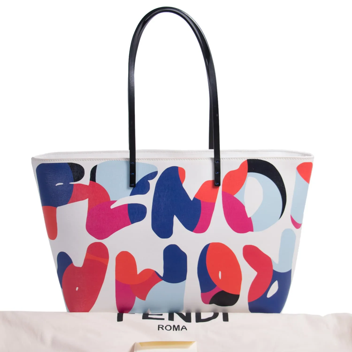 Fendi Vitello Elite Signature Roll Tote