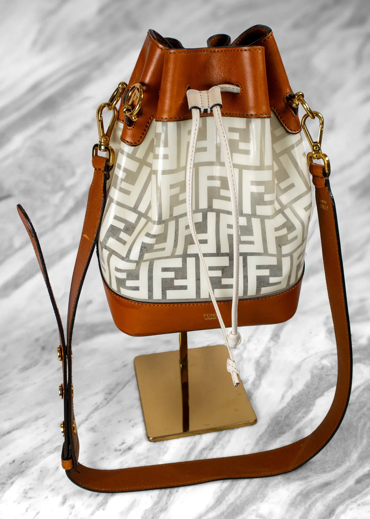 Fendi Zucca Tresor Bucket Bag