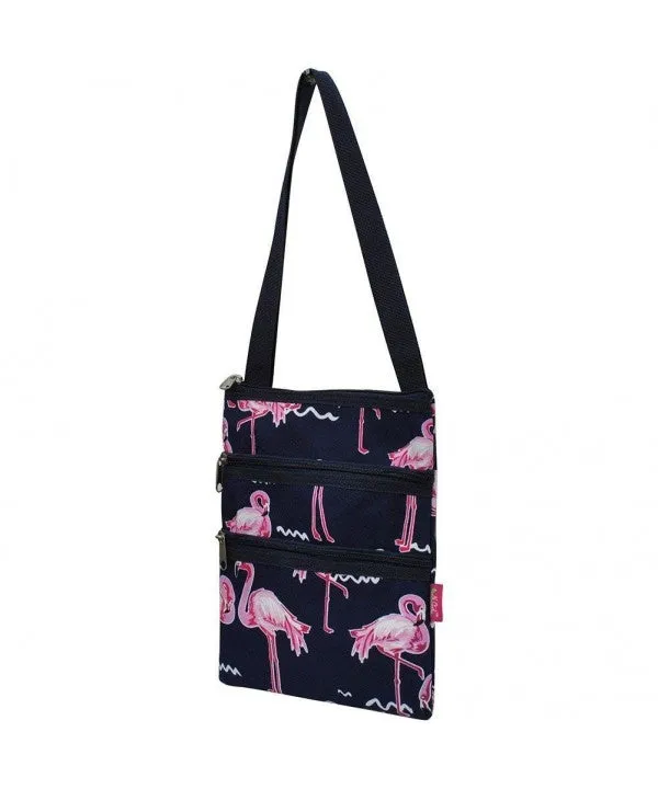 Flamingo Party Navy Crossbody Hip Bag