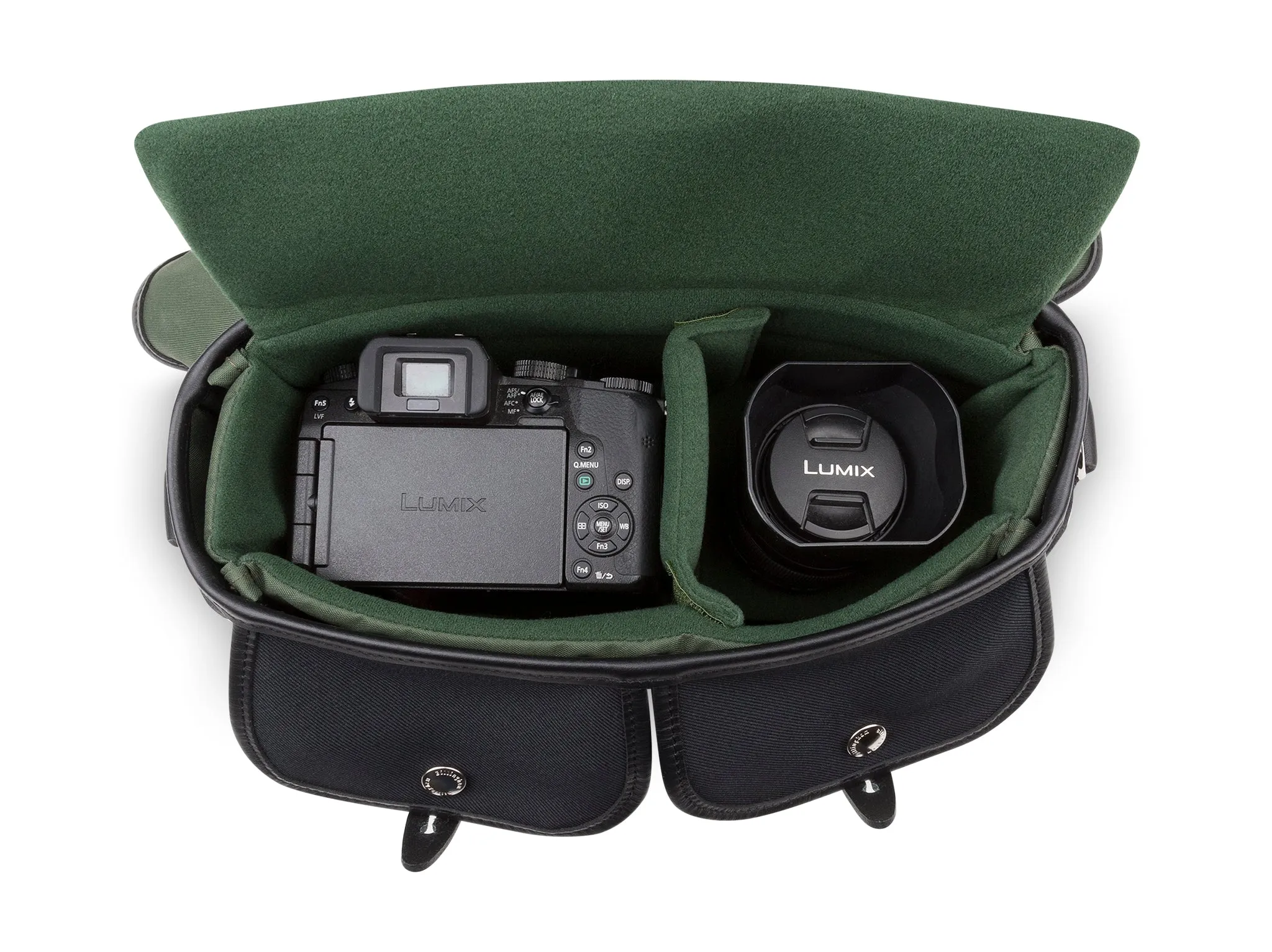 Hadley Small Pro Camera Bag - Black FibreNyte / Black Leather