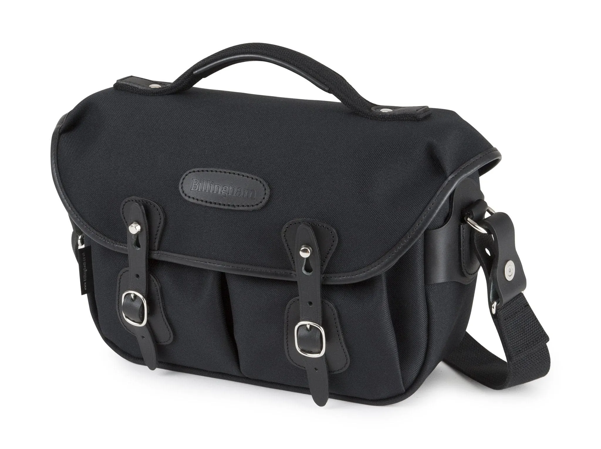 Hadley Small Pro Camera Bag - Black FibreNyte / Black Leather