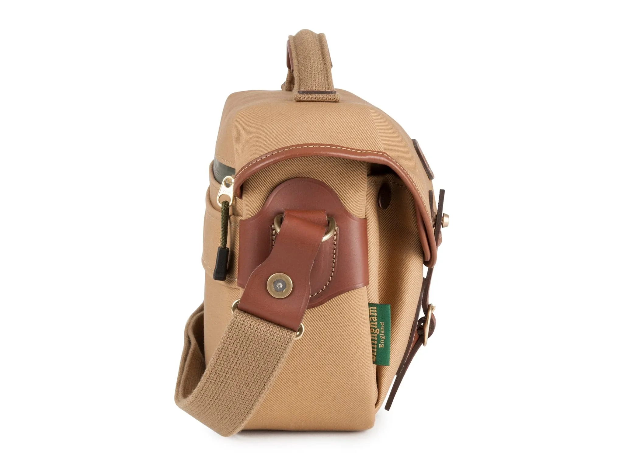 Hadley Small Pro Camera Bag - Khaki Canvas / Tan Leather