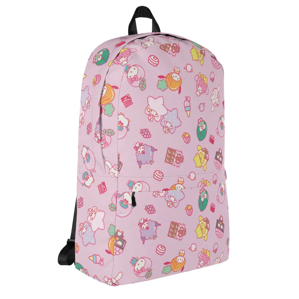 Hello Kitty and Friends Eats & Treats All-over Print Backpack