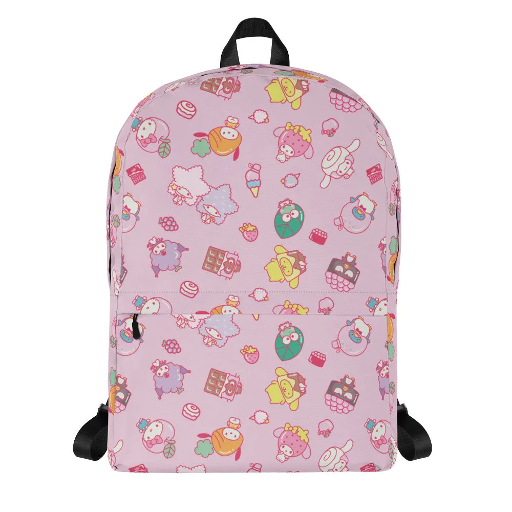 Hello Kitty and Friends Eats & Treats All-over Print Backpack