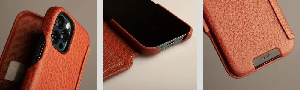 iPhone 12 & 12 pro Folio leather case with MagSafe