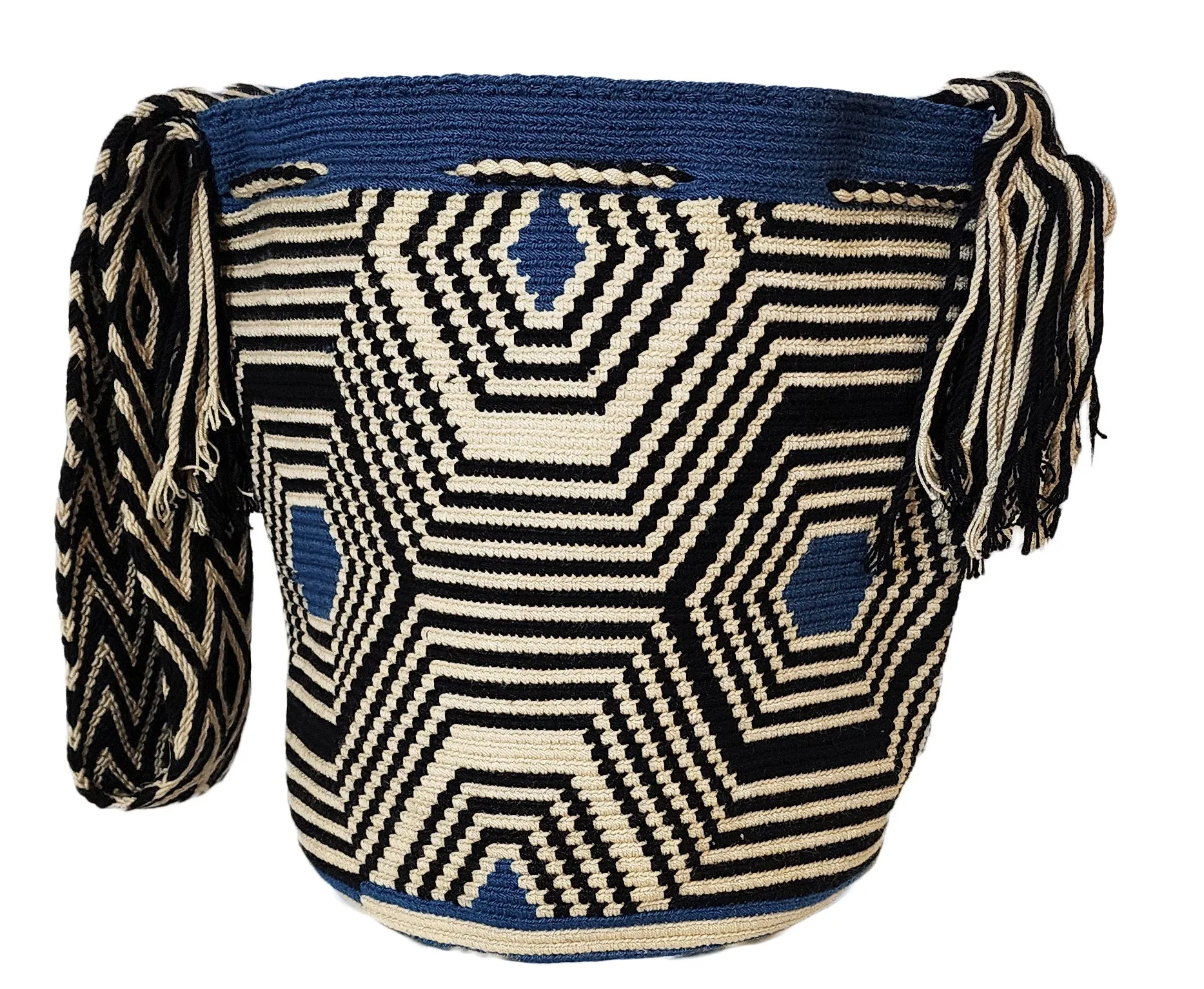 Jayleen Large Handmade Crochet Wayuu Mochila Bag