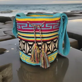 Kendra Large Handmade Crochet Wayuu Mochila Bag