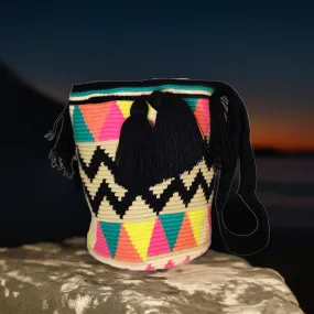 Kinsley Large Handmade Crochet Wayuu Mochila Bag