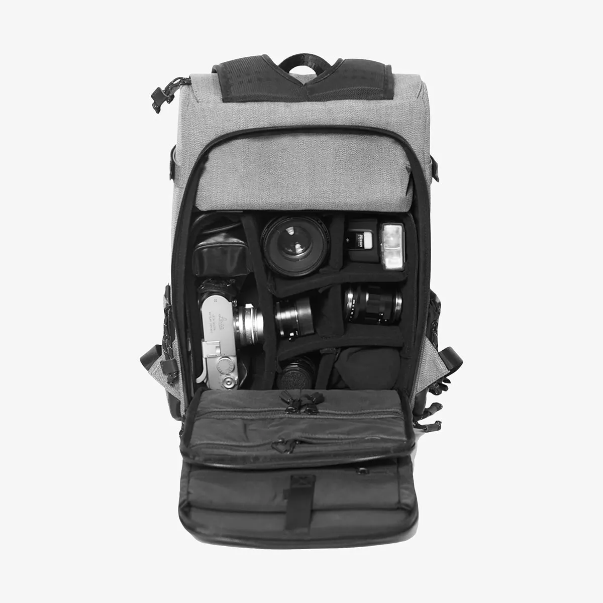 Langly : Alpha Compact Camera Backpack : Cement