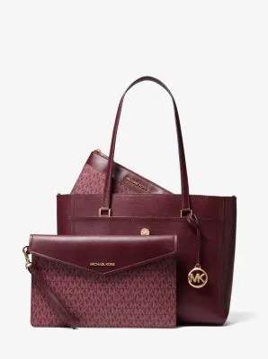 Maisie Large Pebbled Leather 3-in-1 Tote Bag | 56025