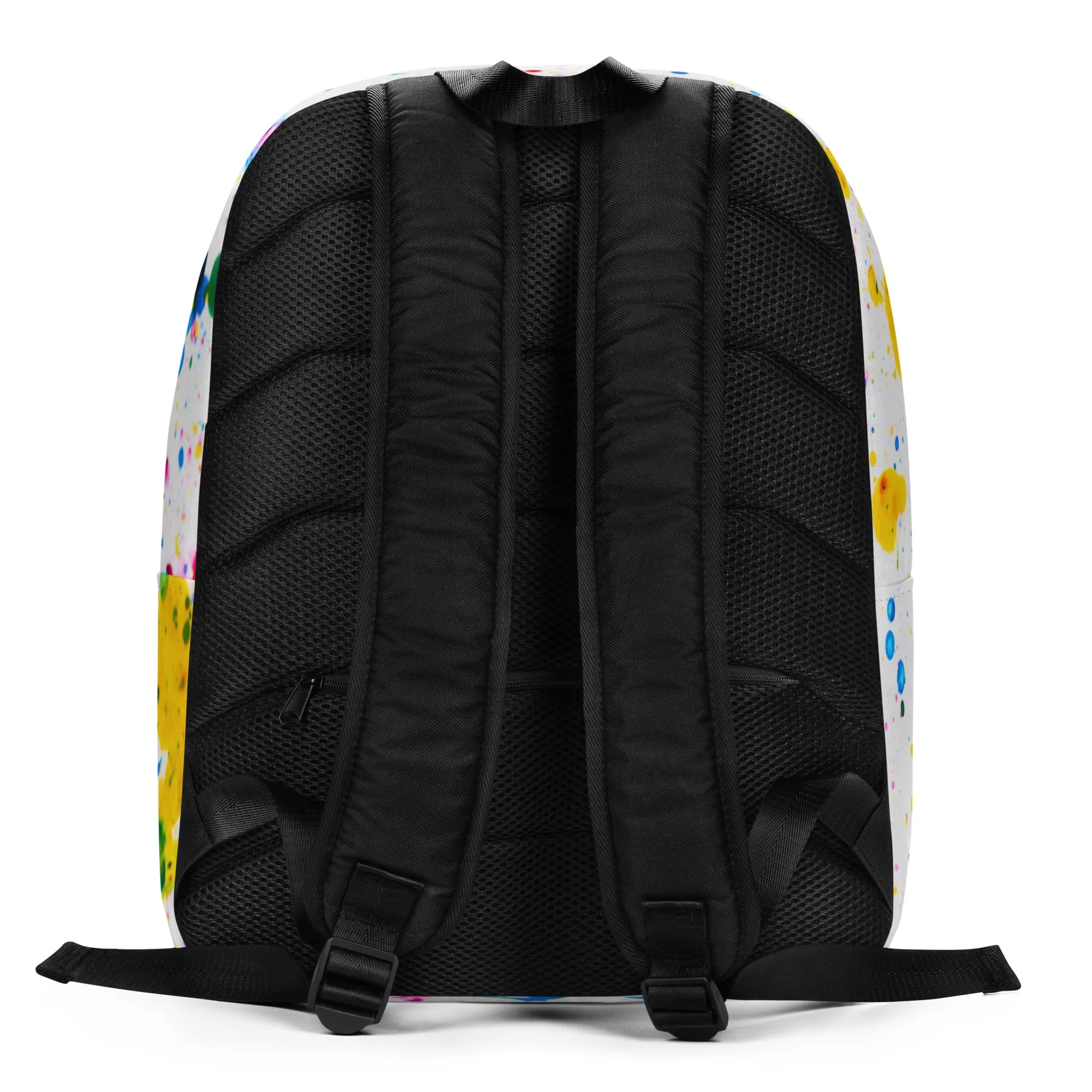 Minimalist Backpack Paint Splash Design