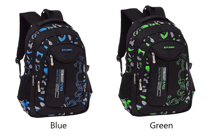 New Waterproof Children School Bags Backpacks For  Teenagers Boys Kids Primary School