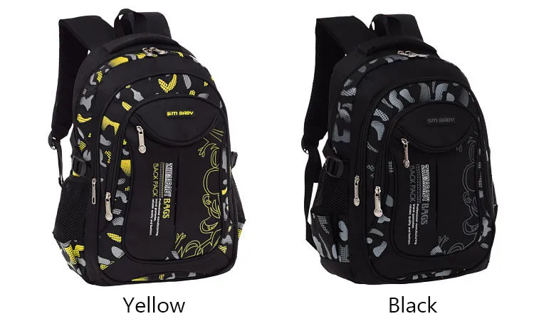 New Waterproof Children School Bags Backpacks For  Teenagers Boys Kids Primary School