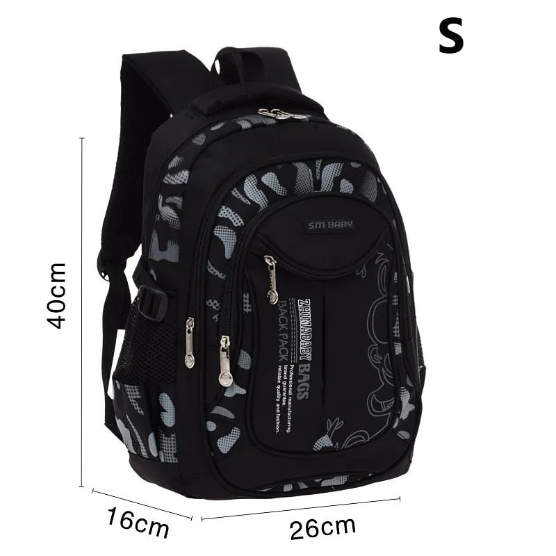 New Waterproof Children School Bags Backpacks For  Teenagers Boys Kids Primary School