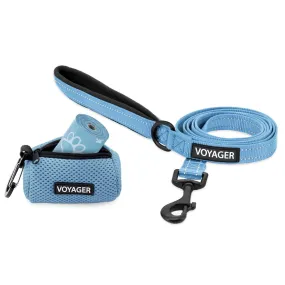 Reflective Leash & Dispenser Set: Ultimate Walking Companion