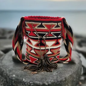 Serenity Large Handmade Crochet Wayuu Mochila Bag