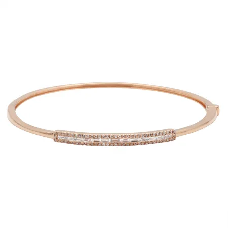 SOHO BAGUETTE DIAMOND BANGLE