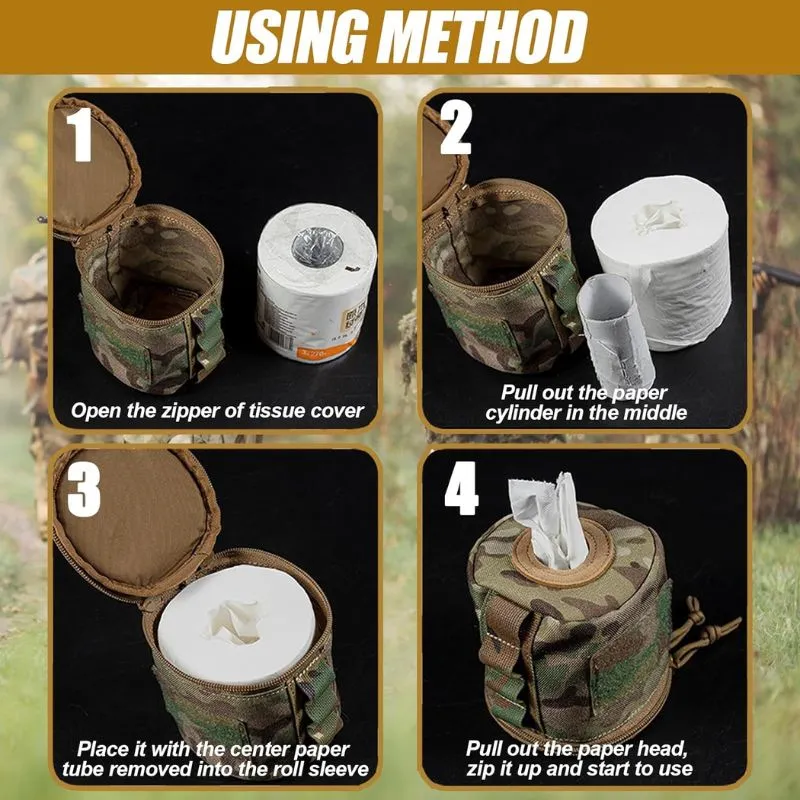 Tactical Toilet Paper Storage Case