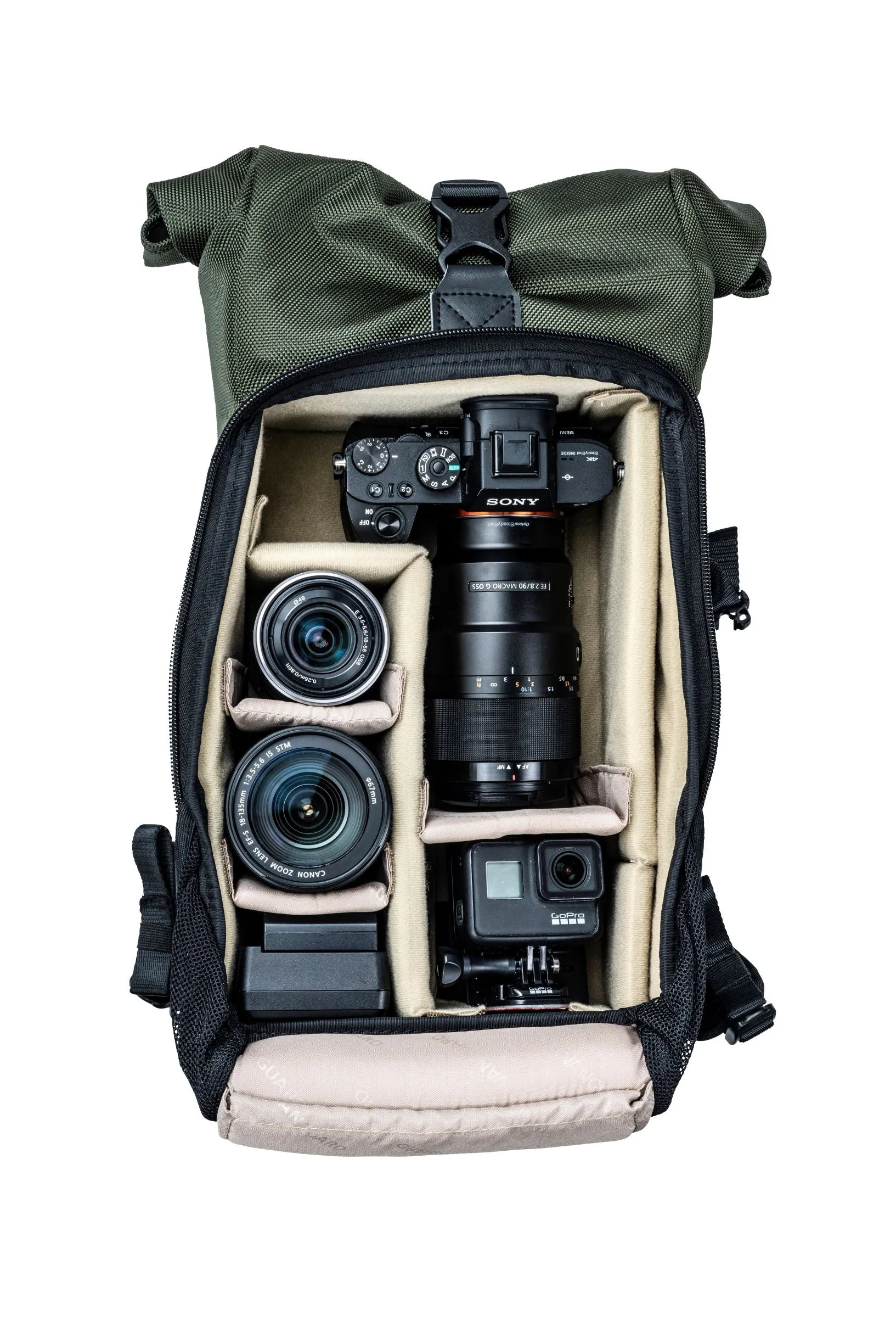 VEO SELECT 39 RBM GR Premium Green Backpack for Photography and Travel