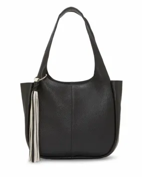 Vince Camuto Handbag MAYBL TOTE BLACK/COW FLOATER