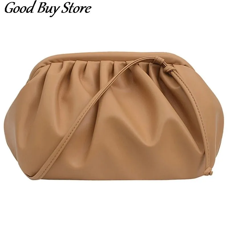 Women 2021 Purse Elegant Crossbody Bags Party Shoulder Clutch Handbags Soft Leather Totes Bag Fashion Female Simple Phone Wallet